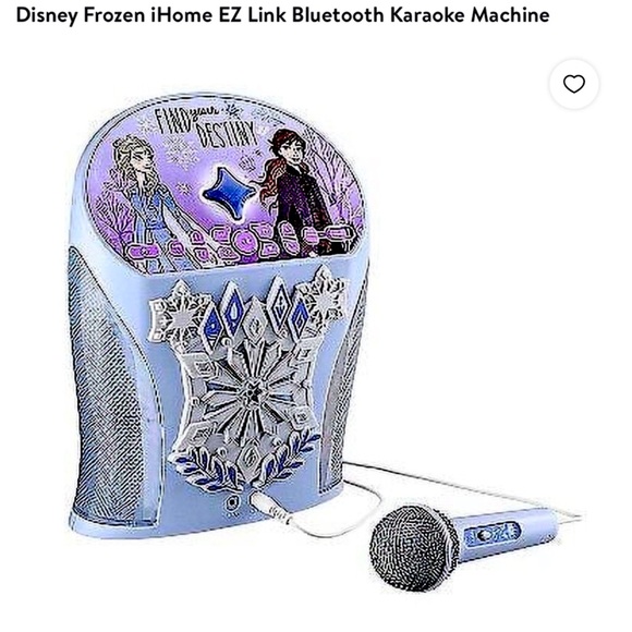 New in box! Disney Frozen iHome EZ Link Bluetooth Karaoke Machine - Picture 4 of 5